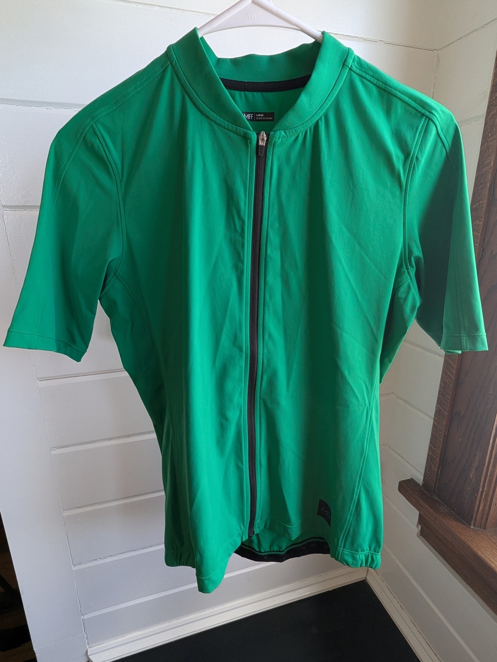 MFF Green Zip-Front Cycling Jersey